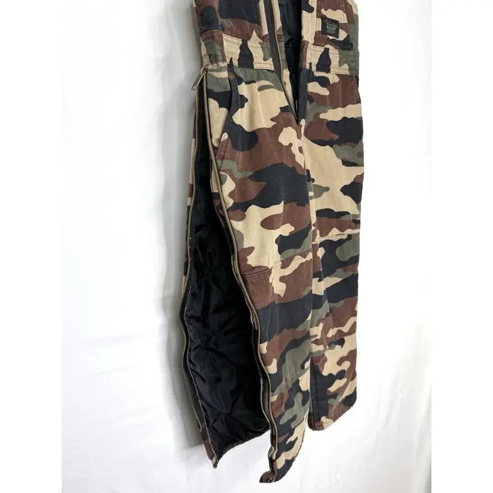Walls Blizzard Pruf Camo Overalls Insulated Canvas Youth M 8-10 Boys Hunting